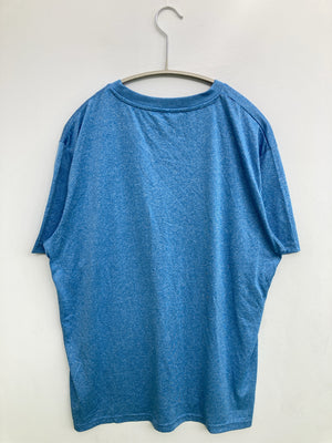 Tシャツ/カットソー/トップス/スカイブルー/LL