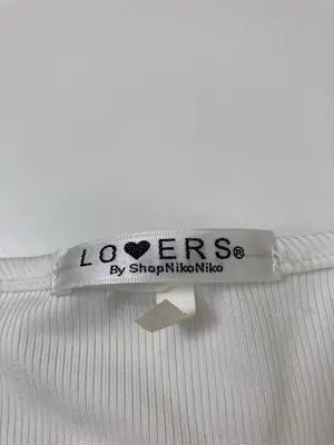 LOVERS/ラバーズ/Tシャツ/カットソー/トップス/ホワイト