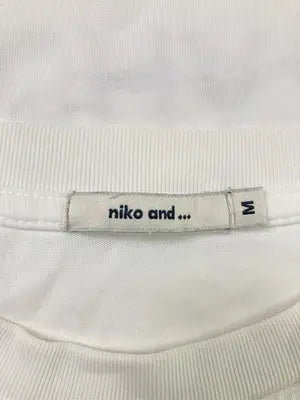 niko and .../ニコアンド/Tシャツ/カットソー/トップス/ホワイト/M