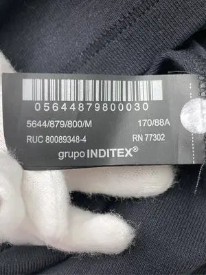 ZARA/ザラ/ポロシャツ/トップス/ブラック/USA M