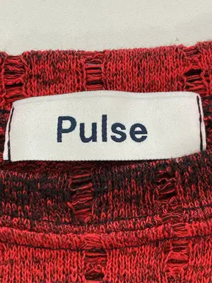 Pulse/ニット/セーター/トップス/レッド