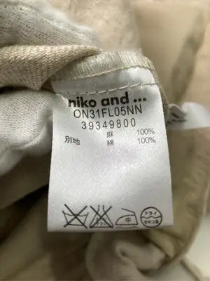 niko and .../ニコアンド/つなぎ/オールインワン/オールインワン・サロペット/ベージュ