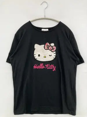 Hello Kitty/Tシャツ/カットソー/トップス/ブラック/M