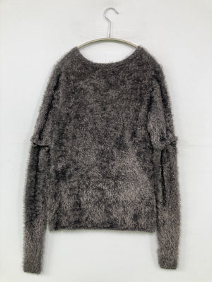 KBF/ケービーエフ/ニット/セーター/トップス/グレー/ONE