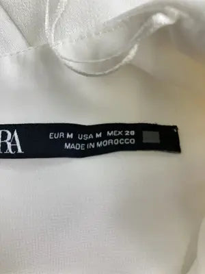 ZARA/ザラ/パンツドレス/ワンピース/ドレス/ホワイト/USA M