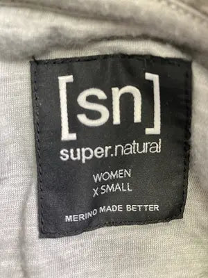 SUPER NATURAL/パーカー/トップス/グレー/X SMALL