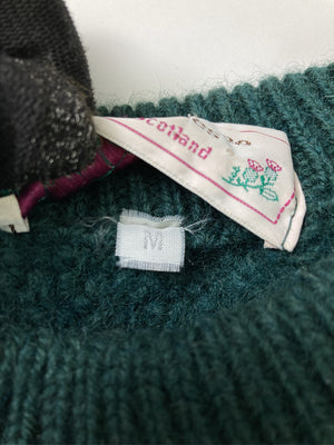 ニット/セーター/トップス/グリーン/M
