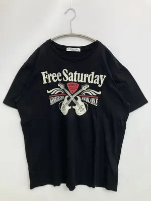 T-GRAPHICS/ティーグラフィックス/Tシャツ/カットソー/トップス/ブラック/XL