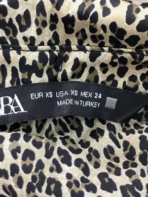 ZARA/ザラ/シャツ/ブラウス/トップス/ベージュ/USA XS