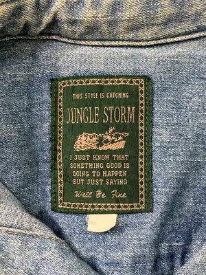 JUNGLE STORM/ジャングルストーム/シャツ/ブラウス/トップス/ブルー