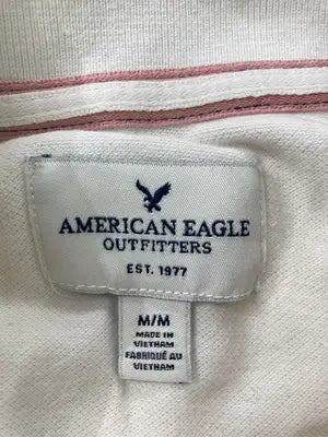 AMERICAN EAGLE/アメリカンイーグル/ポロシャツ/トップス/ホワイト/M