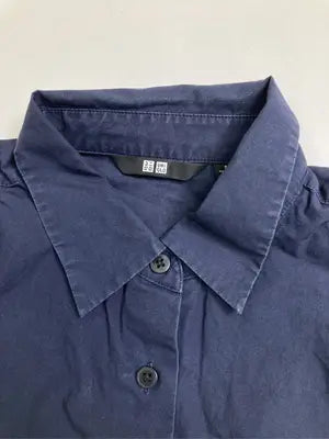 UNIQLO/ユニクロ/シャツ/ブラウス/トップス/ネイビー/S