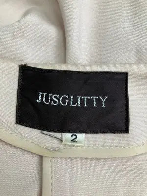 JUSGLITTY/ジャスグリッティー/ノーカラージャケット/ジャケット/アウター/ベージュ/2