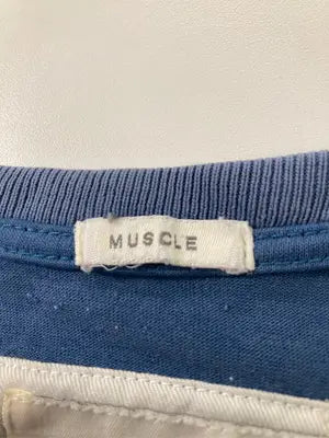 MUSCLE/マッスル/Tシャツ/カットソー/トップス/ネイビー/S