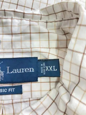 Ralph Lauren/ラルフローレン/シャツ/ブラウス/トップス/アイボリー/XXL