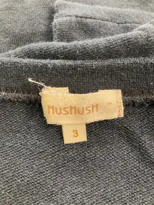 HushusH/Tシャツ/カットソー/トップス/ブラック/3