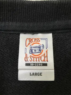 cross&stttch/スウェット/トップス/ブラック/L