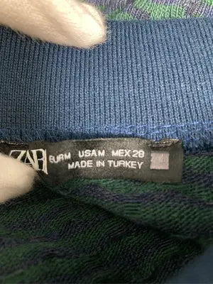 ZARA/ザラ/ポロシャツ/トップス/グリーン/USA M