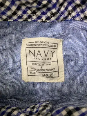 NAVY PRODUCE/ネイビープロデュース/シャツ/ブラウス/トップス/ブルー/LARGE