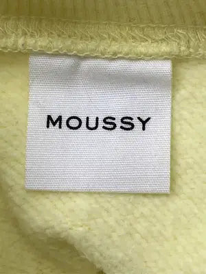 MOUSSY/マウジー/スウェット/トップス/イエロー/FREE