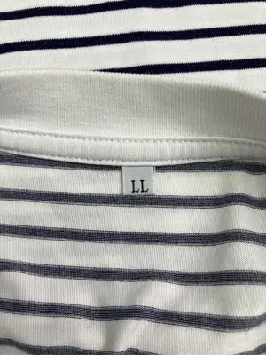 Tシャツ/カットソー/トップス/ホワイト/LL