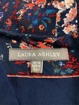 Laura ashley/ローラアシュレイ/ワンピース/ワンピース/ドレス/ネイビー/UK 10