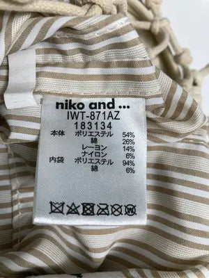 niko and .../ニコアンド/ショルダーバッグ/バッグ/アイボリー