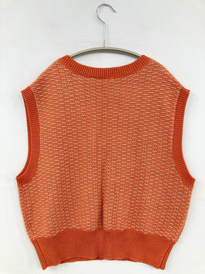 RETRO GIRL/レトロガール/ベスト/トップス/オレンジ