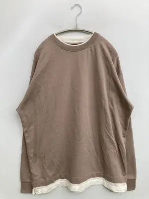 COTTON FROM USA+/Tシャツ/カットソー/トップス/ブラウン/LL