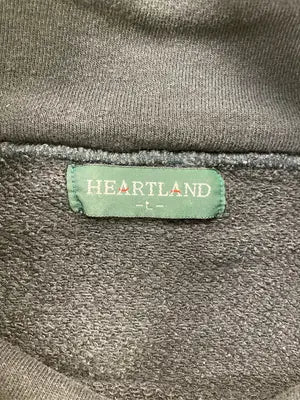 Heart Island/スウェット/トップス/ブラック/L