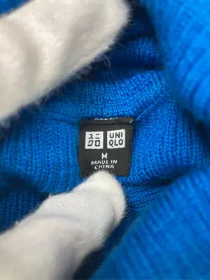 UNIQLO/ユニクロ/ニット/セーター/トップス/ブルー/M