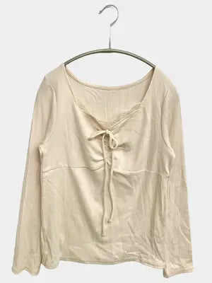 Tシャツ/カットソー/トップス/アイボリー/L