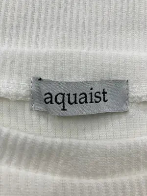aquaist/アクアイスト/ノースリーブ/トップス/ホワイト/M