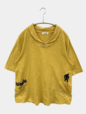 Natural store/Tシャツ/カットソー/トップス/イエロー/L