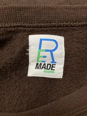 re/スウェット/トップス/ブラウン