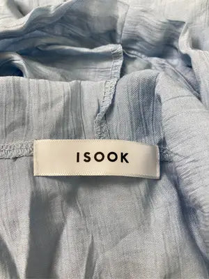 ISOOK/イソク/シャツ/ブラウス/トップス/スカイブルー/F