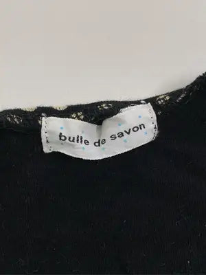 bulle de savon/ビュルデサボン/Tシャツ/カットソー/トップス/ブラック/FREE