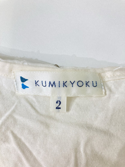 KUMIKYOKU/クミキョク/シャツ/ブラウス/トップス/ホワイト/2
