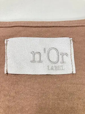 n'Or LABEL/ノアレーベル/Tシャツ/カットソー/トップス/ブラウン/F