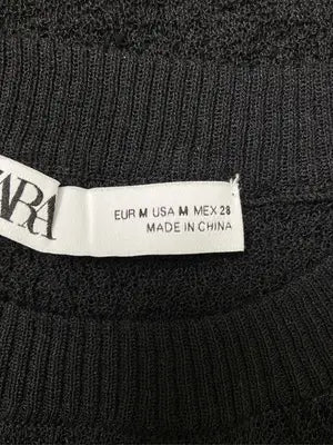 ZARA/ザラ/ニット/セーター/トップス/ブラック/M