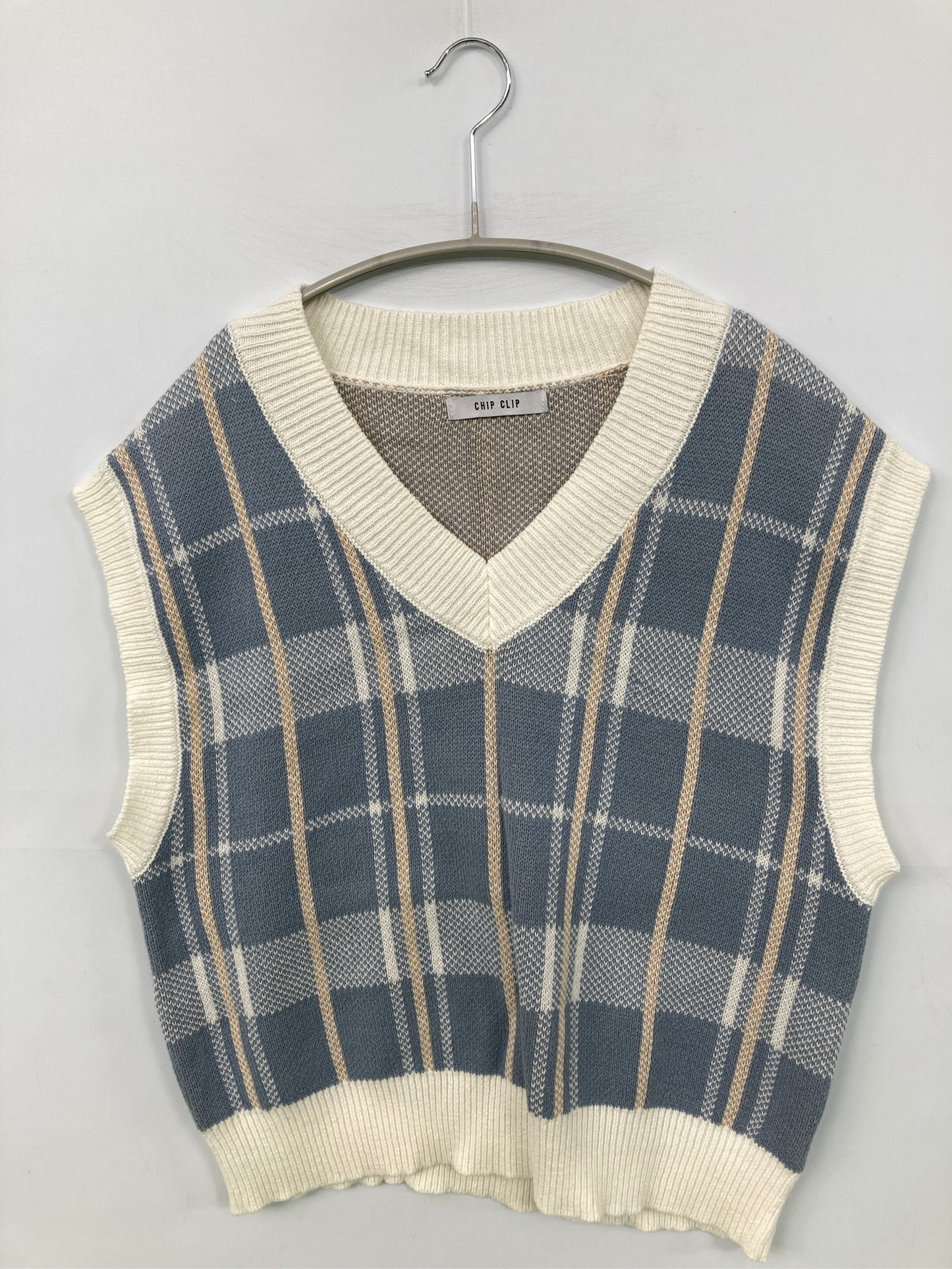 Chip Clip/チップクリップ/ベスト/トップス/ブルー/M