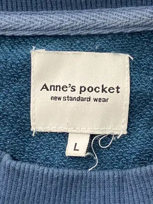 Anne's pocket/スウェット/トップス/ブルー/L