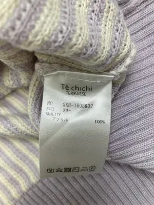 Te chichi/テチチ/ニット/セーター/トップス/パープル/F