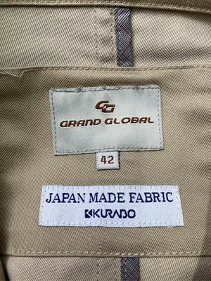 grand global/ステンカラーコート/ジャケット/アウター/ベージュ/42