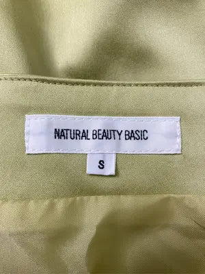 NATURAL BEAUTY BASIC/ナチュラルビューティーベーシック/ロングスカート/スカート/ライトグリーン/S