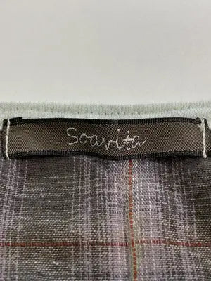 Soavita/Tシャツ/カットソー/トップス/ライトグリーン/LL