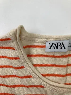 ZARA/ザラ/Tシャツ/カットソー/トップス/オレンジ/M