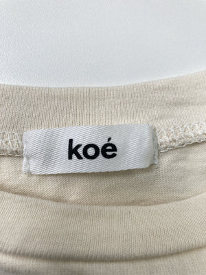 koe/コエ/Tシャツ/カットソー/トップス/ホワイト/F