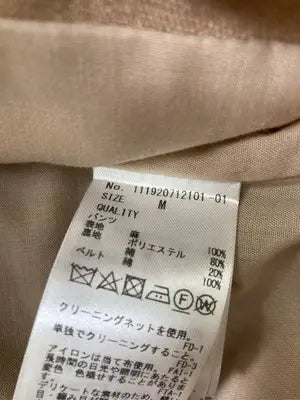 Ungrid/アングリッド/その他パンツ/パンツ/ベージュ/M