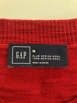 GAP/ギャップ/ニット/セーター/トップス/レッド/M
